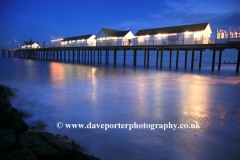 Dusk, Southwold Pier, Southwold town