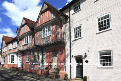 Colorful Half Timber, Thatched Cottages, Lavenham