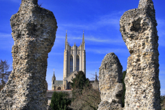 The ruins of Bury St Edmunds Abbey