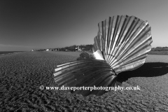 The Scallop shell sculpture, Aldeburgh beach