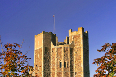 The Norman Keep castle at Orford village