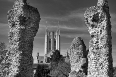 The ruins of Bury St Edmunds Abbey