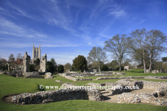 The ruins of Bury St Edmunds Abbey