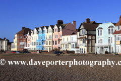 The beach and Promenade of Aldeburgh town
