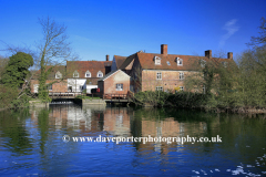 Flatford Watermill on the river Stour, East Bergholt