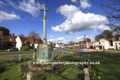 The village green, Cavendish village