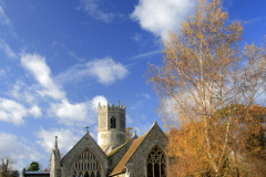 Autumn, St Mary's church, Rickinghall village
