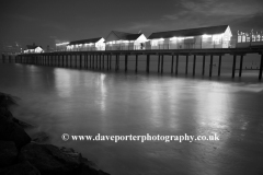 Dusk view over Southwold Pier