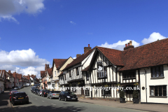 Colorful Half Timber Built Cottages, Lavenham