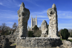 The ruins of Bury St Edmunds Abbey