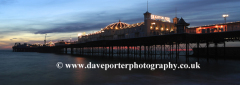 Dusk colours over the Brighton Palace Pier