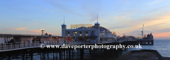 Dusk colours over the Brighton Palace Pier