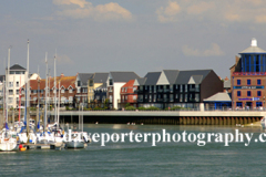 Pleasure boats in the harbour Littlehampton