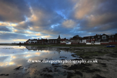 Dusk colours over Bosham village