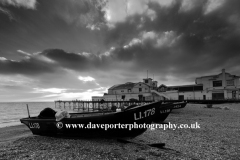 Dramatic clouds over Bognor Regis Pier