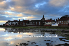Dusk colours over Bosham village