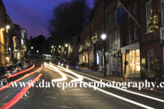 Christmas Lights at night, Arundel town