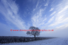 Winter scene, Bulwick village, Rockingham Forest