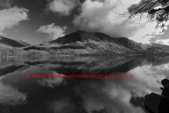 Buttermere Fells, reflected in Buttermere