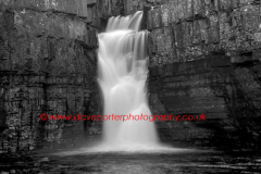 High Force Waterfall river Tees Durham