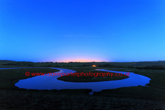 The river Cuckmere ox bow meander, 7 Sisters, Sussex