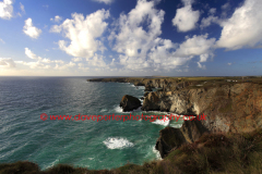 Bedruthan Steps sea stacks, Carnewas Island, Cornwall