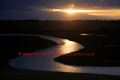 The river Cuckmere ox bow meander, 7 Sisters, Sussex