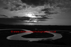The river Cuckmere ox bow meander, 7 Sisters, Sussex