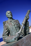 Statue at the port of Ciutadella, Menorca