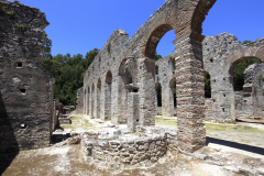 Ruins of the Great Basillica, ancient Butrint, Albania