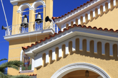 Ornate church in the town of Argostoli, Kefalonia