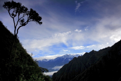 Snow Capped Veronica mountains, Cusco region, Peru